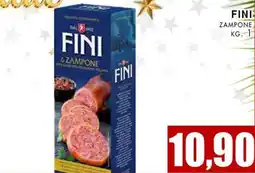 La Mimosa Supermercati Fini zampone offerta
