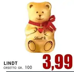 La Mimosa Supermercati Lindt orsetto offerta