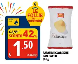 Tigros Patatine classiche SAN CARLO offerta