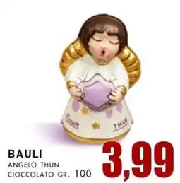 La Mimosa Supermercati Bauli angelo thun cioccolato offerta