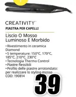 MediaWorld Bellissima creativity piastra per capelli offerta