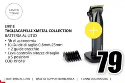 MediaWorld Babyliss E991E tagliacapelli xmetal collection offerta