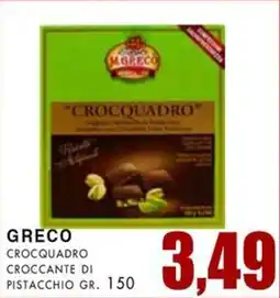 La Mimosa Supermercati Greco crocquadro croccante di pistacchio offerta