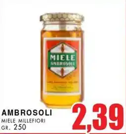 La Mimosa Supermercati Ambrosoli miele millefiori offerta