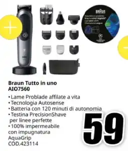 MediaWorld Braun Tutto in uno AIO7560 offerta