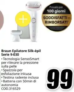 MediaWorld Braun Epilatore Silk-èpil Serie 9-030 offerta
