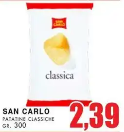 La Mimosa Supermercati San carlo patatine classiche offerta