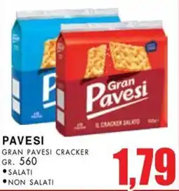 La Mimosa Supermercati Pavesi gran pavesi cracker offerta