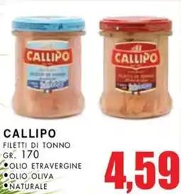 La Mimosa Supermercati Callipo filetti di tonno offerta