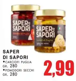 La Mimosa Supermercati Saper di sapori carciofi puglia offerta