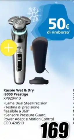 MediaWorld Rasoio Wet & Dry 19000 Prestige XP9204/10 offerta