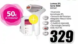 MediaWorld Philips Lumea IPL Serie 8000 BR1947 offerta