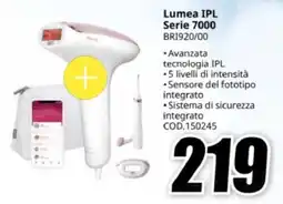 MediaWorld Philips Lumea IPL Serie 7000 BR1920/00 offerta