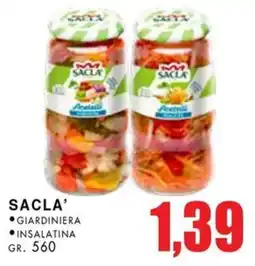La Mimosa Supermercati Sacla' giardiniera insalatina offerta