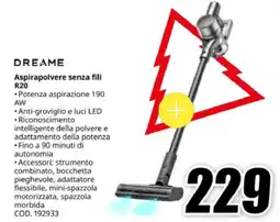 MediaWorld DREAME Aspirapolvere senza fili R20 offerta