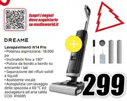 MediaWorld DREAME Lavapavimenti H14 Pro offerta