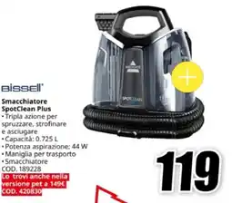 MediaWorld Bissell Smacchiatore SpotClean Plus offerta