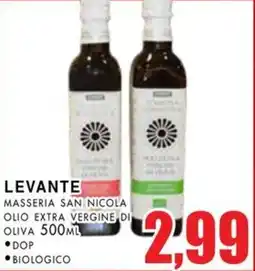 La Mimosa Supermercati Levante masseria san nicola olio extra vergine di oliva offerta