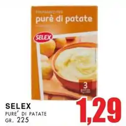 La Mimosa Supermercati Selex pure' di patate offerta
