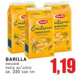 La Mimosa Supermercati Barilla emiliane pasta all'uovo offerta