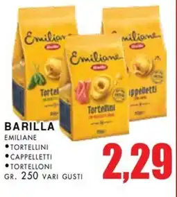 La Mimosa Supermercati Barilla emiliane offerta