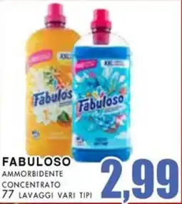 La Mimosa Supermercati Fabuloso ammorbidente concentrato offerta