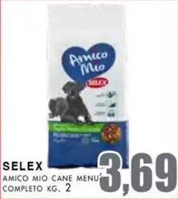 La Mimosa Supermercati Selex amico mio cane menu completo offerta