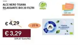 Prezzemolo e Vitale Alce nero tisana rilassante bio 20 filtri offerta