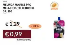 Prezzemolo e Vitale Melinda mousse pro mela e frutti di bosco offerta