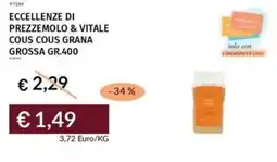 Prezzemolo e Vitale Eccellenze di prezzemolo & vitale cous cous grana grossa offerta