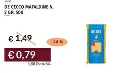 Prezzemolo e Vitale De cecco mafaldine n. 2 offerta