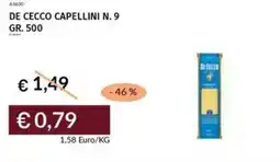 Prezzemolo e Vitale De cecco capellini n. 9 offerta