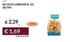 Prezzemolo e Vitale De cecco lumaconi n. 123 offerta