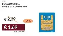 Prezzemolo e Vitale De cecco capelli d'angelo n. 209 offerta