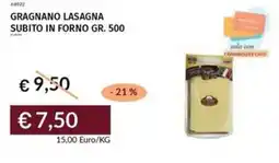 Prezzemolo e Vitale Gragnano lasagna subito in forno offerta