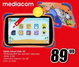 MediaWorld Mediacom tablet smart kids 10" offerta