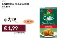 Prezzemolo e Vitale Gallo riso per arancini offerta