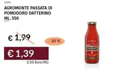 Prezzemolo e Vitale Agromonte passata di pomodoro datterino offerta