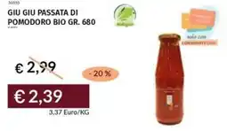Prezzemolo e Vitale Giu giu passata di pomodoro bio offerta