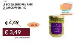 Prezzemolo e Vitale Le eccellenze p&v pate' di carciofi offerta