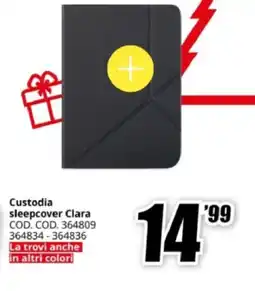 MediaWorld Custodia sleepcover Clara offerta