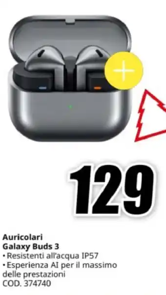 SAMSUNG Auricolari Galaxy Buds 3