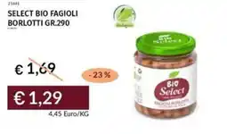 Prezzemolo e Vitale Select bio fagioli borlotti offerta