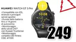 MediaWorld Huawei watch GT 5 Pro offerta