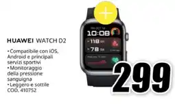 MediaWorld Huawei watch D2 offerta