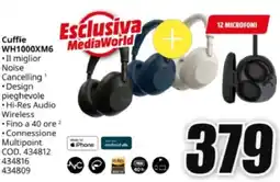MediaWorld Sony Cuffie WH1000XM6 offerta