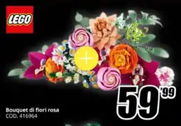 MediaWorld LEGO Bouquet di fiori rosa offerta
