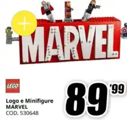 MediaWorld LEGO Logo e Minifigure Marvel offerta