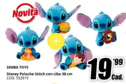 MediaWorld SIMBA TOYS Disney Peluche Stitch con cibo offerta