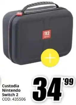 MediaWorld Custodia Nintendo Switch 2 offerta